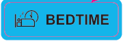 BEDTIME, 40 x 12, PAPER, Black print on Blue Label, 800 per roll