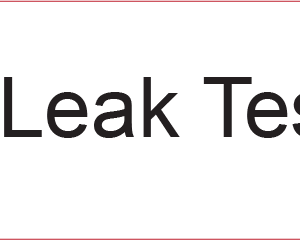 DB leak Tester- 40 x 12, PAPER, Black print on White Label, 800 per roll