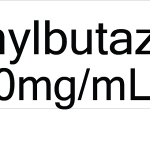 Phenylbutazone 200mg/mL PO- 40 x 12, PAPER, Black print on White Label, 800 per roll