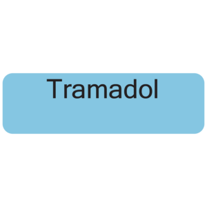 Tramadol , 40 x 12, PAPER, Black print on Blue Label, 800 per roll
