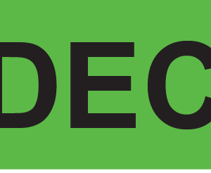 DEC- 40 x 12, PAPER, Black print on Fluoro Green Label, 800 per roll