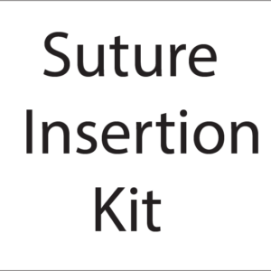 Suture Insertion Kit  -27mm x 36mm Black Print  on White Label, 400 per roll