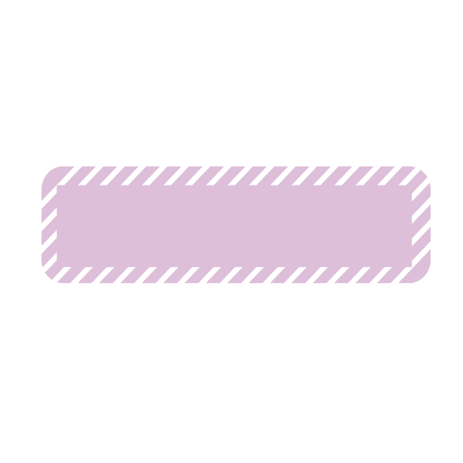 Blank Violet with Diagonal Violet and White border, 12x40mm, 800 per roll