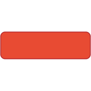 BLANK RED Label, 40 x 12, 800 per roll