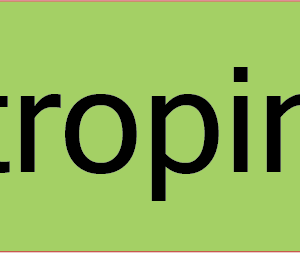 Atropine, 40 x 12, PAPER, Black print on Green label. 800 per roll