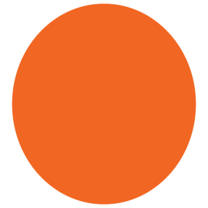ORANGE DOT LABELS, 1200 labels p/roll