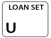 LOAN SET T - White label 400 per roll 55X42mm - Image 2
