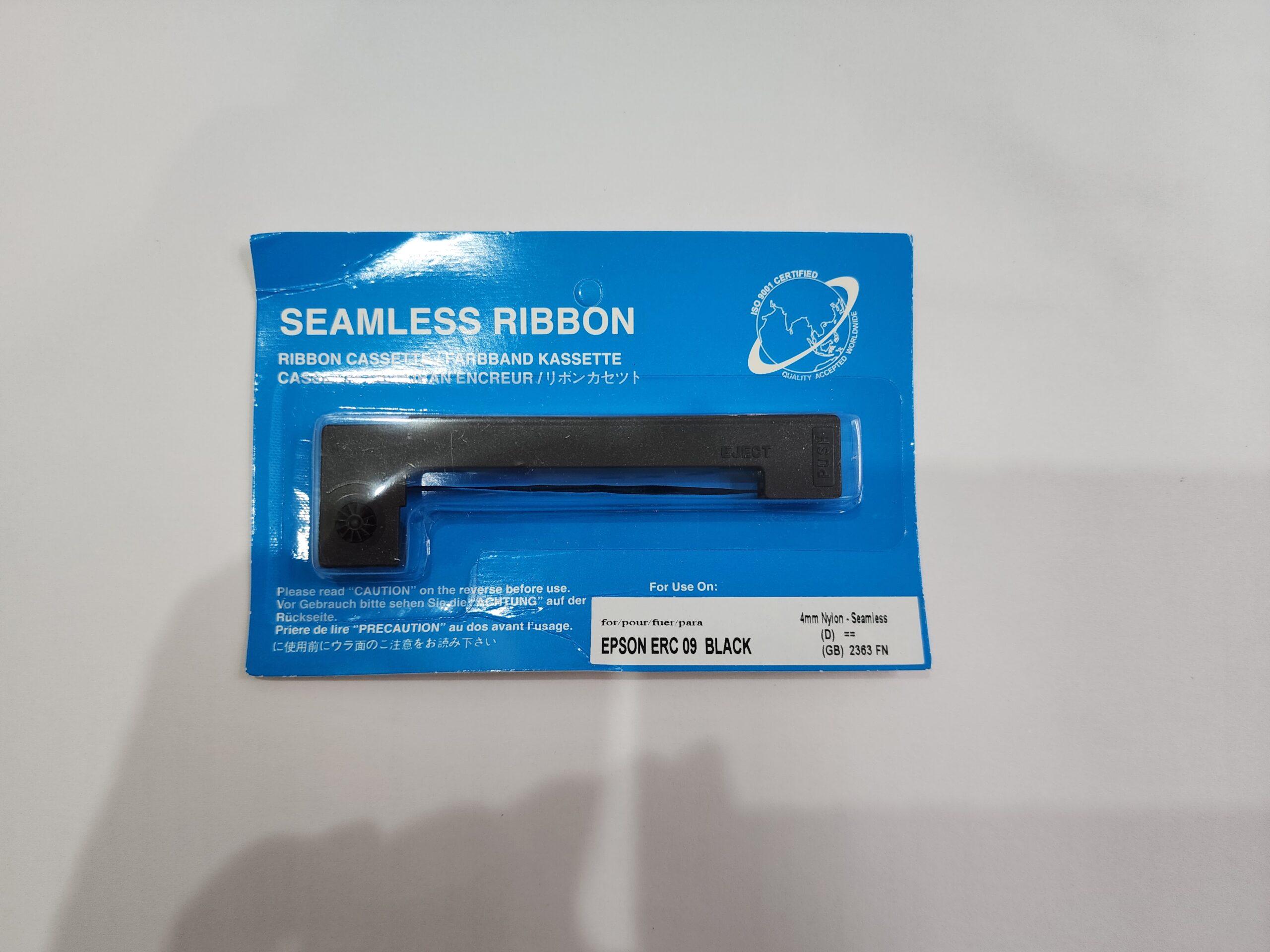 PRINTER RIBBON Black . FOR PRINTERS ON STERILIZERS, EPSON 09 STYLE - EACH