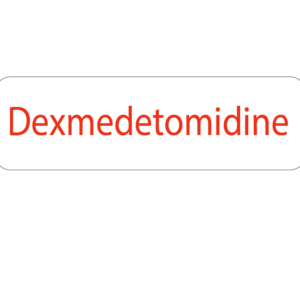 Dexmedetomidine - 40 x 12, PAPER, Red print on White Label, 800 per roll